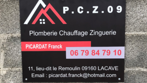 P.C.Z.09 Picardat Franck Plomberie Chauffage Zinguerie à Lacave