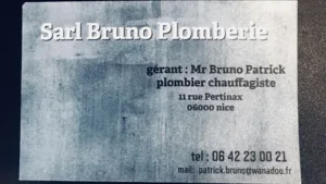 Bruno Plomberie à Nice