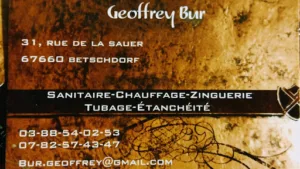 Sanitaire chauffage Bur Geoffrey à Betschdorf