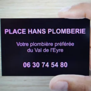 place hans plomberie à Salles