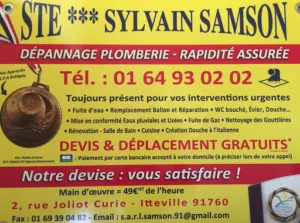 Sarl Samson Sylvain à Quincy-sous-Sénart