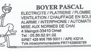 Boyer Pascal à Omet